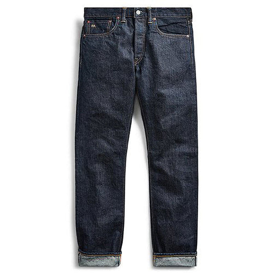 Double RL : SLIM FIT ONE WASHED JEAN (BLUE)