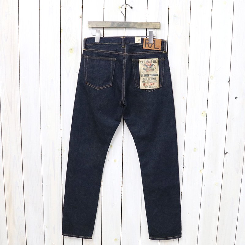 Double RL : SLIM FIT ONE WASHED JEAN (BLUE)