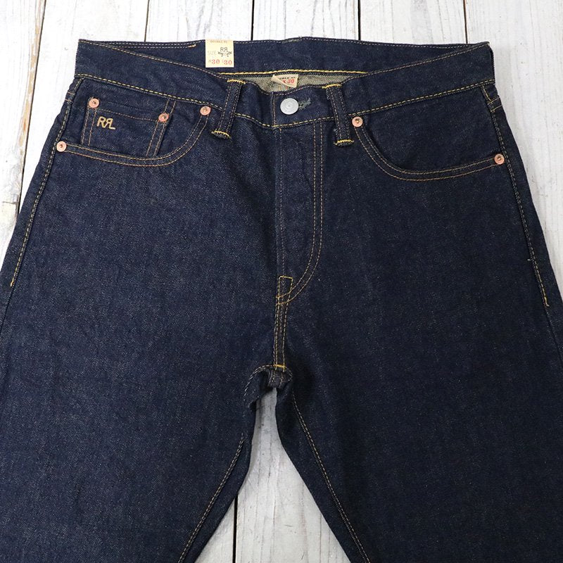 Double RL : SLIM FIT ONE WASHED JEAN (BLUE)