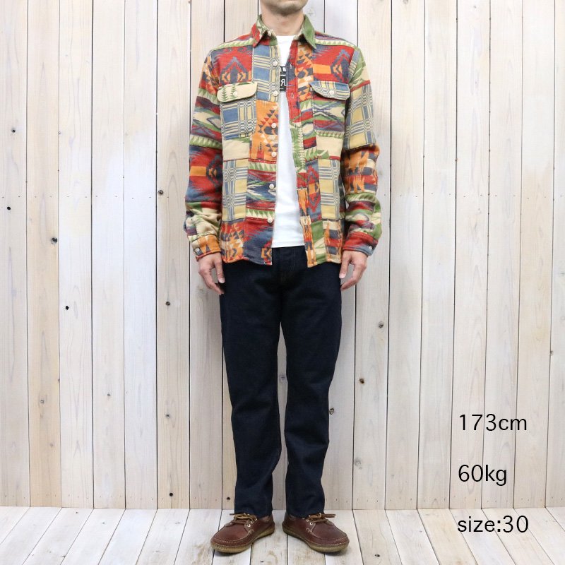 Double RL : SLIM FIT ONE WASHED JEAN (BLUE)