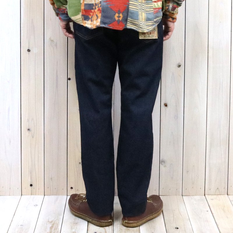 Double RL : SLIM FIT ONE WASHED JEAN (BLUE)
