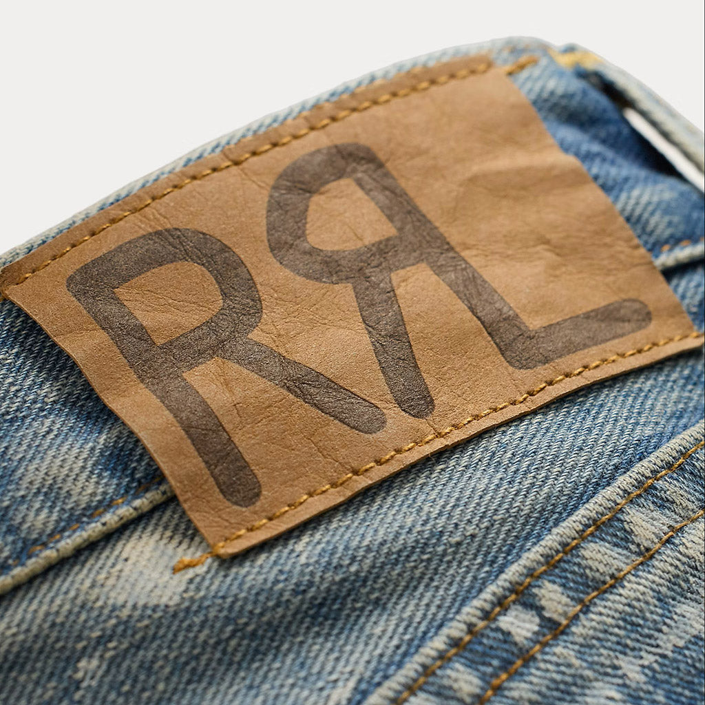 Double RL : STRAIGHT FIT FENIMORE DISTRESSED JEANS