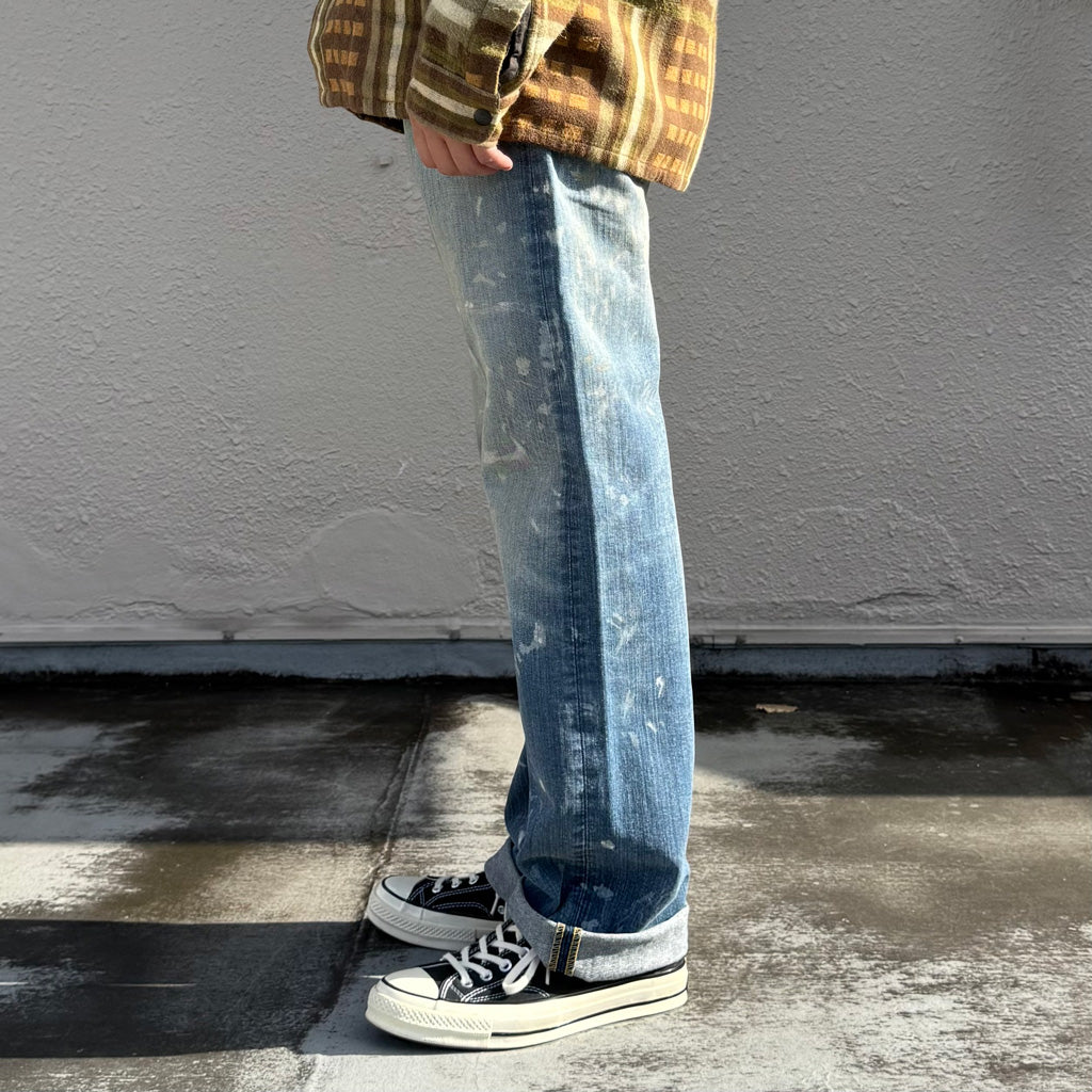 【SALE40%OFF】Double RL : STRAIGHT FIT FENIMORE DISTRESSED JEANS