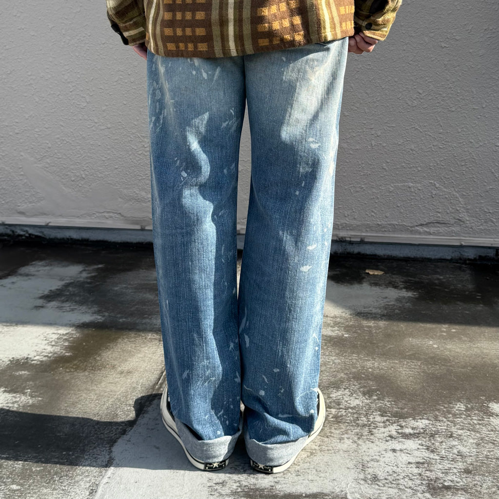 【SALE40%OFF】Double RL : STRAIGHT FIT FENIMORE DISTRESSED JEANS