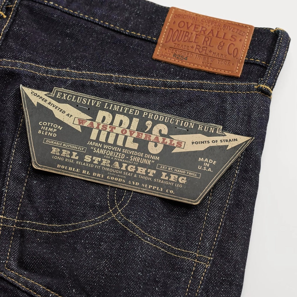 Double RL : LIMITED EDITION STRAIGHT RIGID JEAN