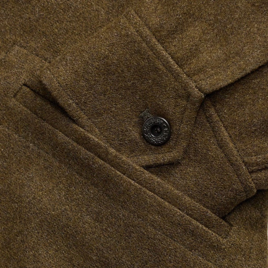 Double RL : WOOLBLEND OVERSHIRT