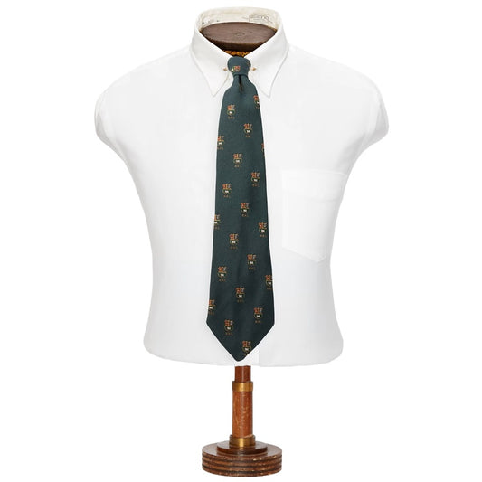 Double RL : HANDMAID WOOLSILK CLUB NECK TIE
