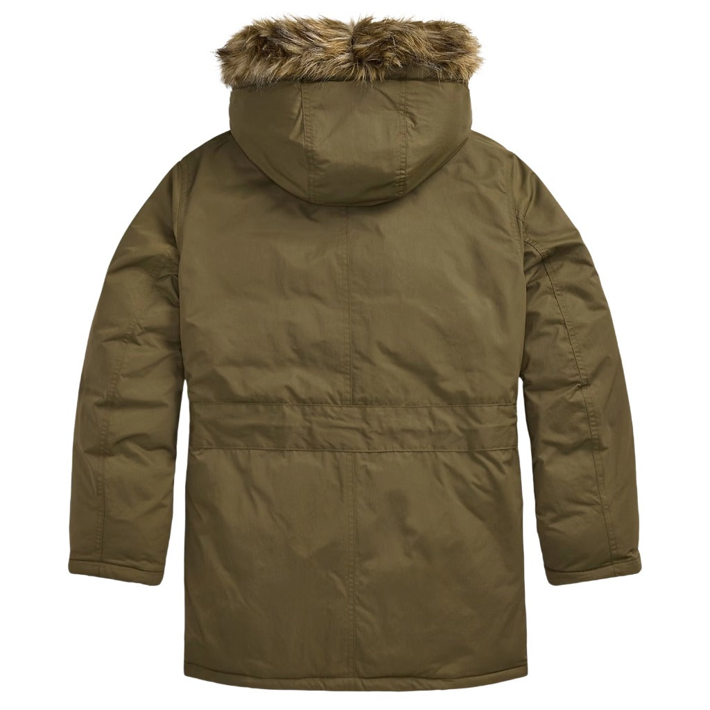 Double RL : FAKE FUR TRIM TRIM PARKA (VINTAGE OLIVE)