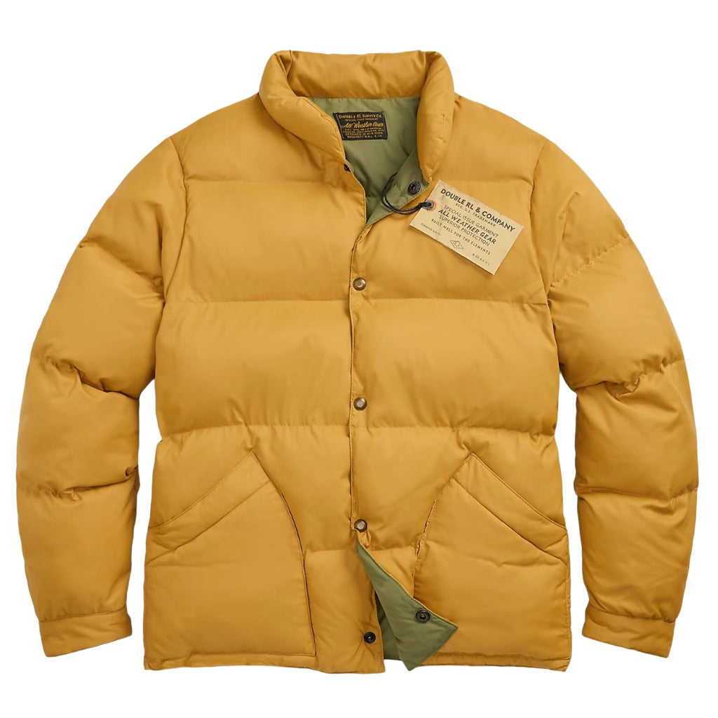 【SALE40%OFF】Double RL : QUILTED RIPSTOP JACKET (VINTAGE YELLOW)