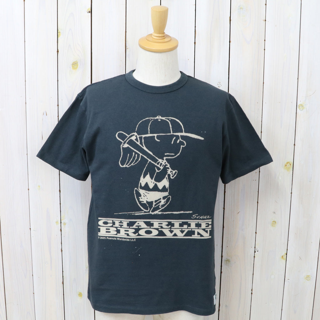 PEANUTS×free rage : Charlie Brown リサイクルコットン半袖Tシャツ