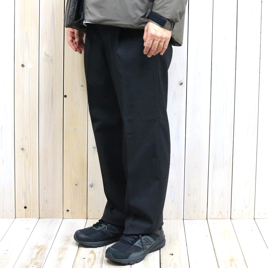 Goldwin : One Tuck Straight Pants (ブラック) (GL75180)