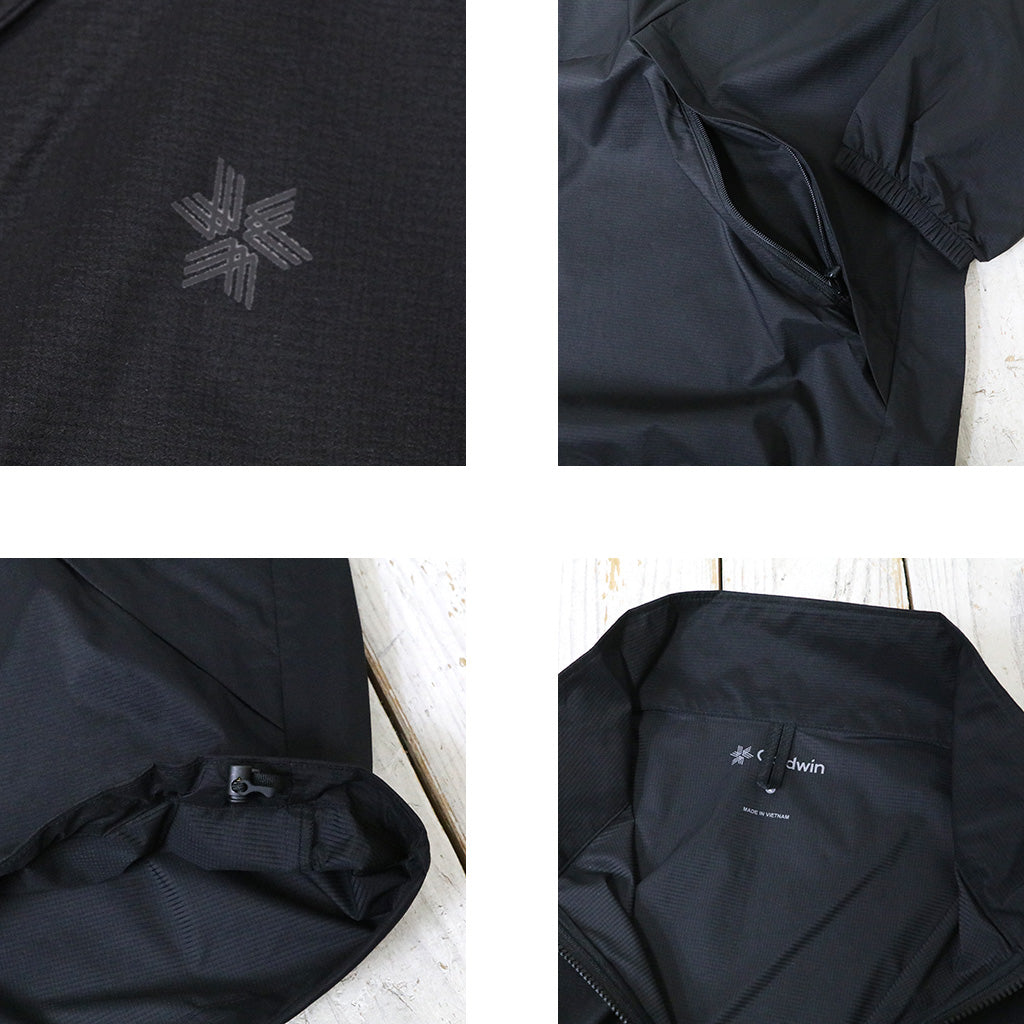 Goldwin『PERTEX EQUILIBRIUM Half Zip Jacket』(ブラック)