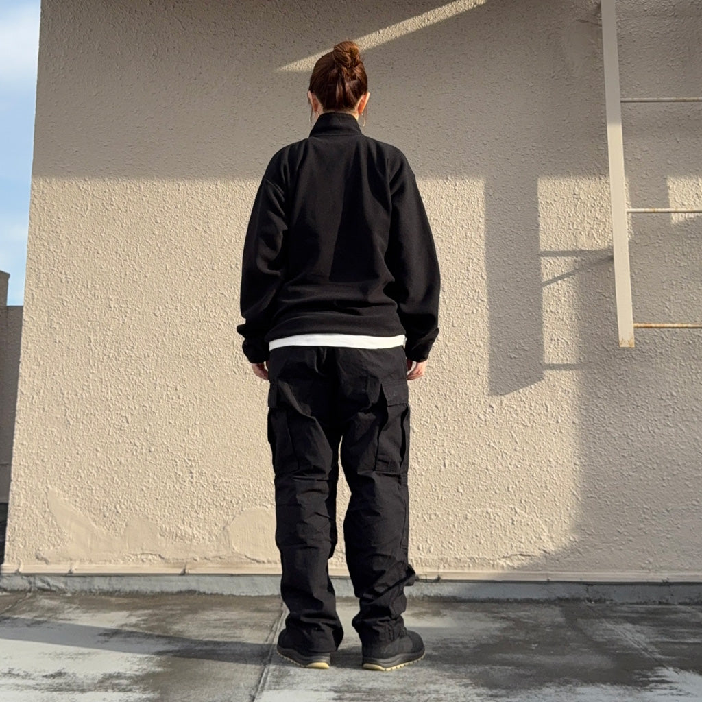 Goldwin『POLARTEC Power Stretch Half Zip Pullover』(ブラック)