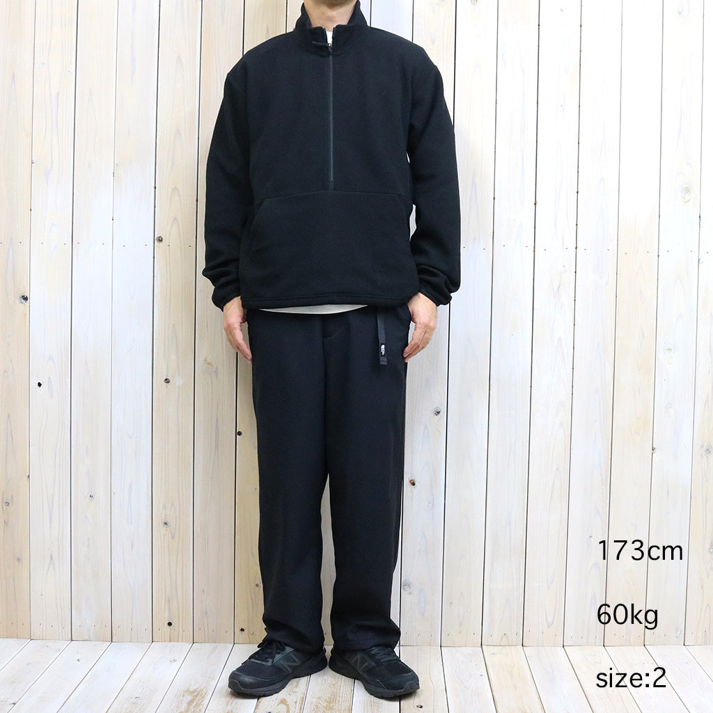 Goldwin『POLARTEC Power Stretch Half Zip Pullover』(ブラック)