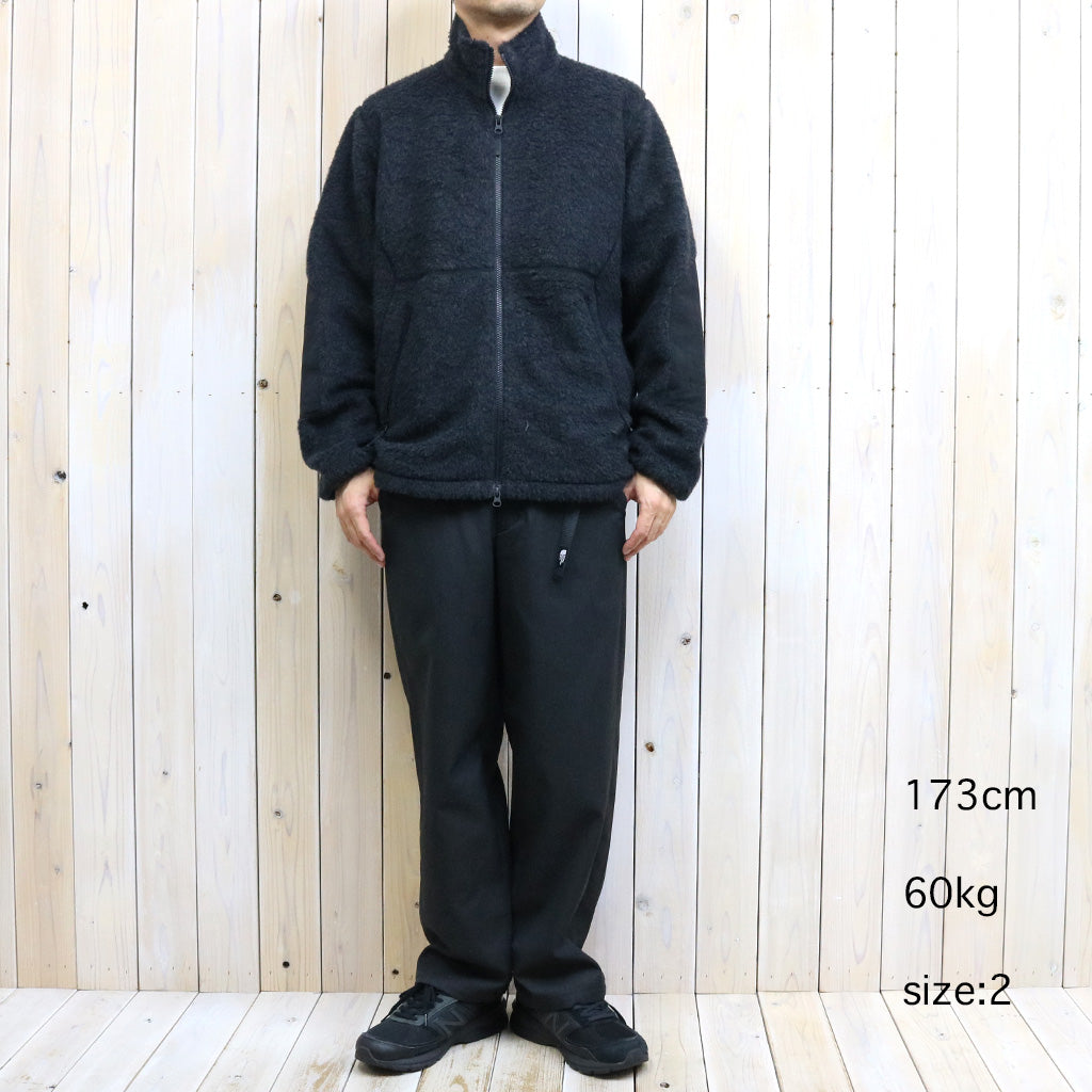 Goldwin『Wool Boa Fleece Full Zip Jacket』(ミックスチャコール)