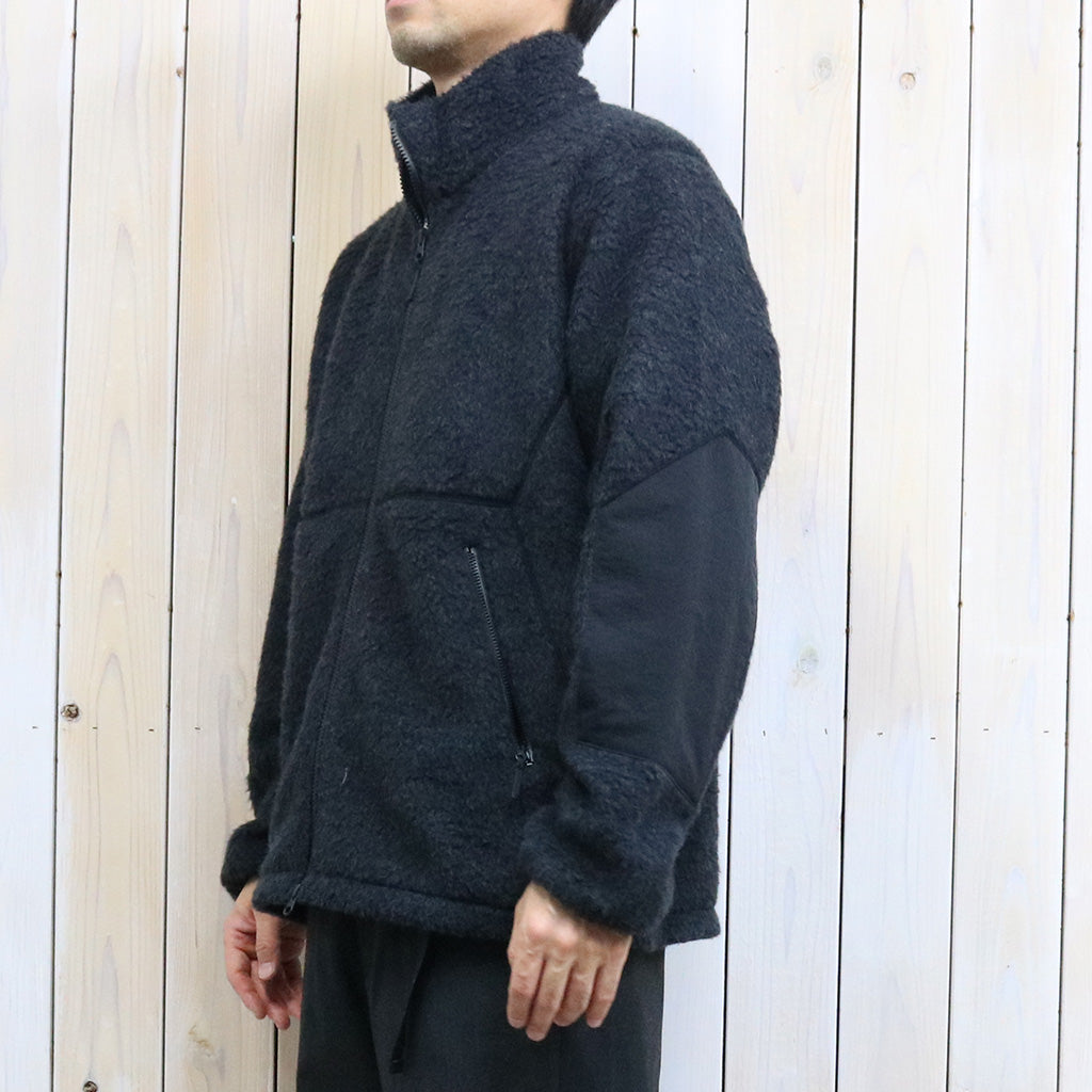 Goldwin『Wool Boa Fleece Full Zip Jacket』(ミックスチャコール)