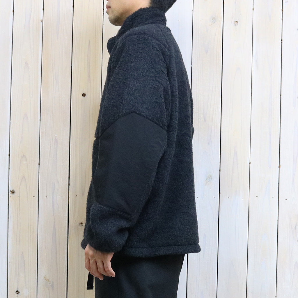 Goldwin『Wool Boa Fleece Full Zip Jacket』(ミックスチャコール)