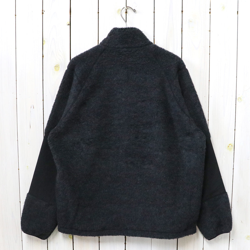 Goldwin『Wool Boa Fleece Full Zip Jacket』(ミックスチャコール)