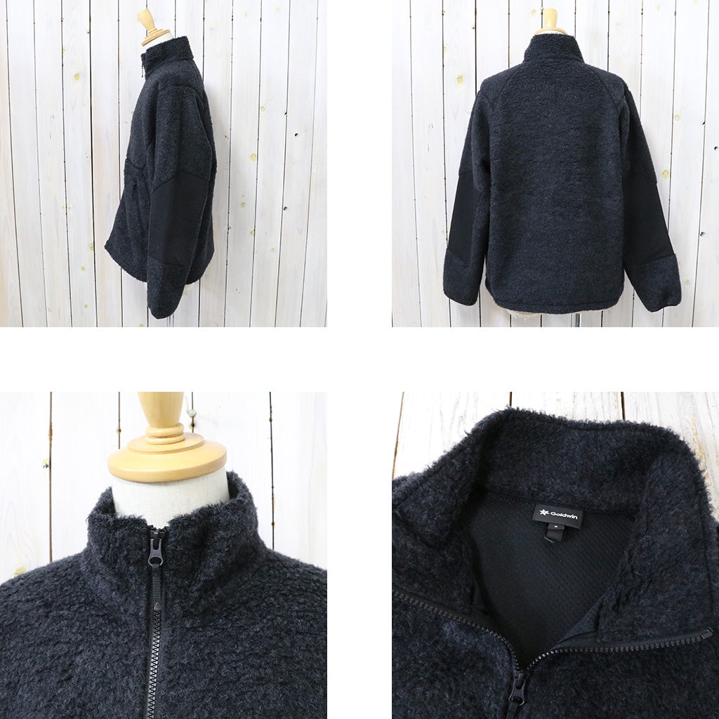 Goldwin『Wool Boa Fleece Full Zip Jacket』(ミックスチャコール)