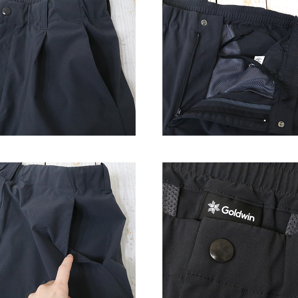 Goldwin『One Tuck Tapered Light Pants』(カーボングレー)