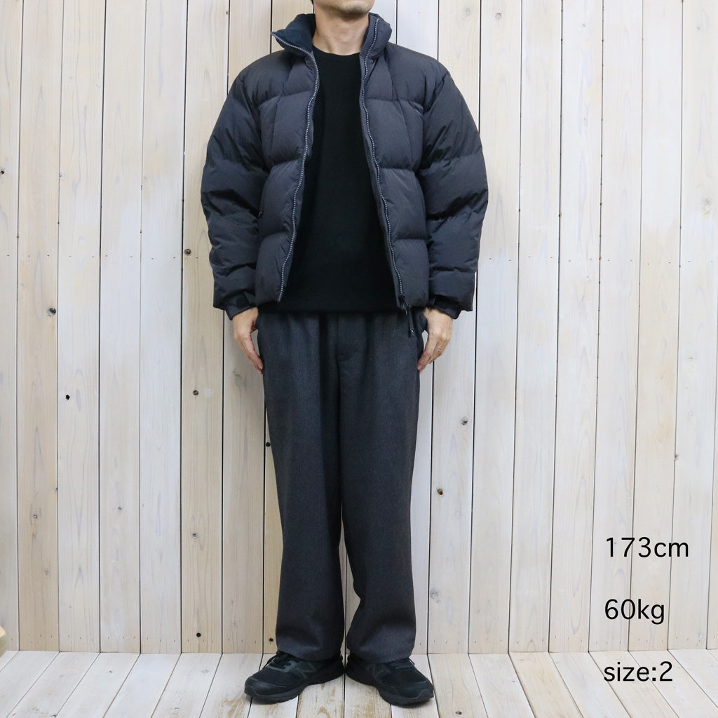 Goldwin : Dope Dyed Ripple Nylon Down Jacket (ディープチャコール)