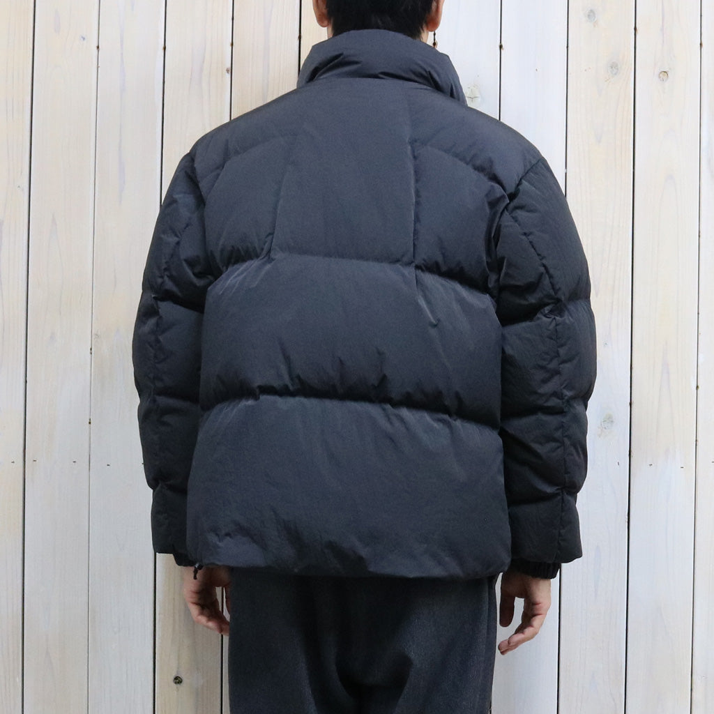 Goldwin : Dope Dyed Ripple Nylon Down Jacket (ディープチャコール)