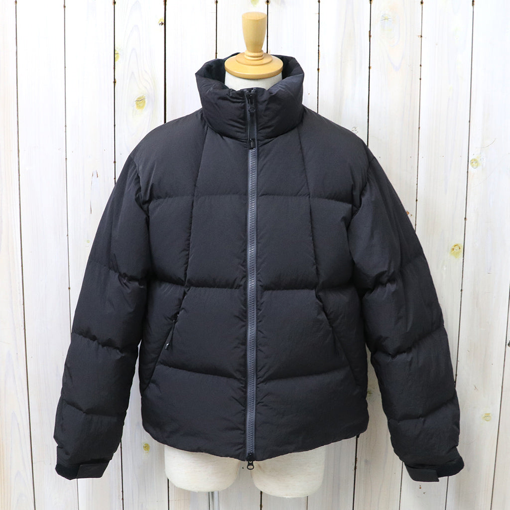Goldwin : Dope Dyed Ripple Nylon Down Jacket (ディープチャコール)