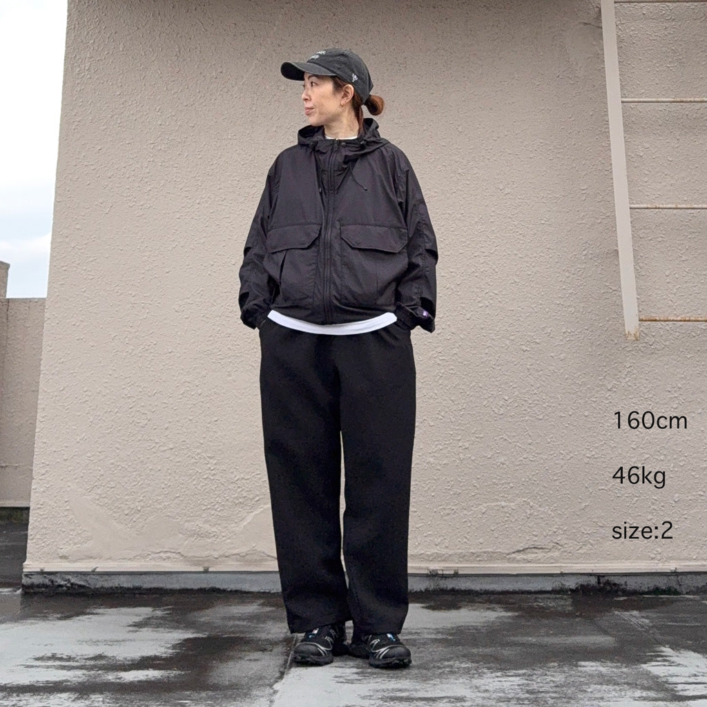 Goldwin : Wide Ankle Easy Pants (BLACK)