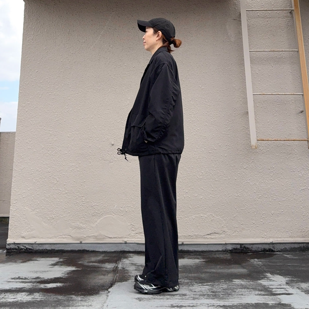 Goldwin : Baggy Straight Pants (BLACK)