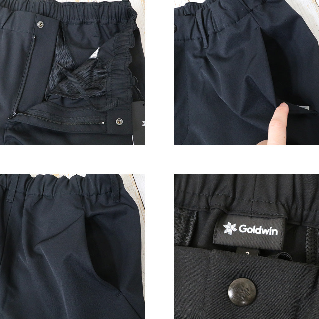 Goldwin : Baggy Straight Pants (BLACK)