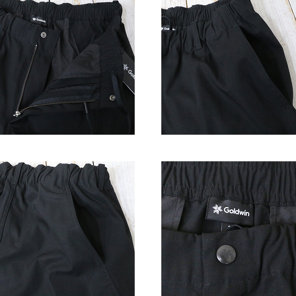 Goldwin : Relax Straight Sustenzo Twill Pants (BLACK)