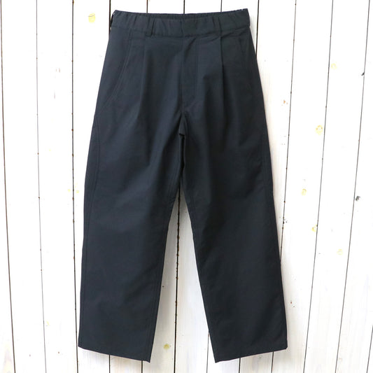 Goldwin : Wide Leg Double Weave Pants (BLACK)