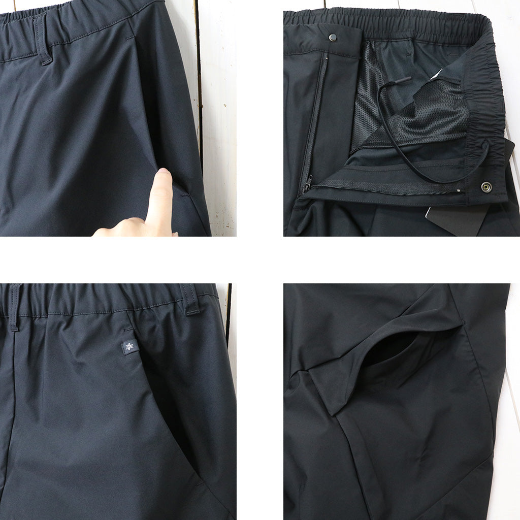 Goldwin : Pocket Double Weave Pants (BLACK)