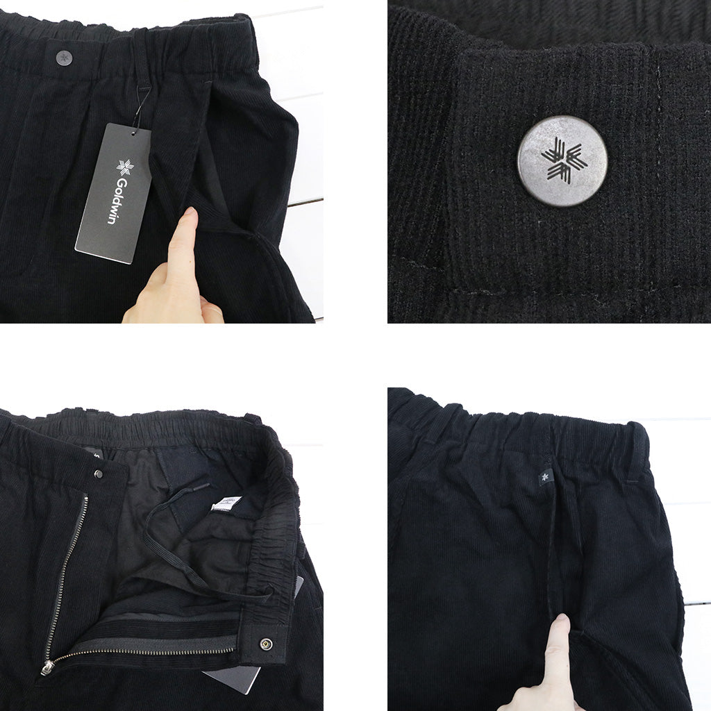 Goldwin : Corduroy Straight Pants (BLACK)