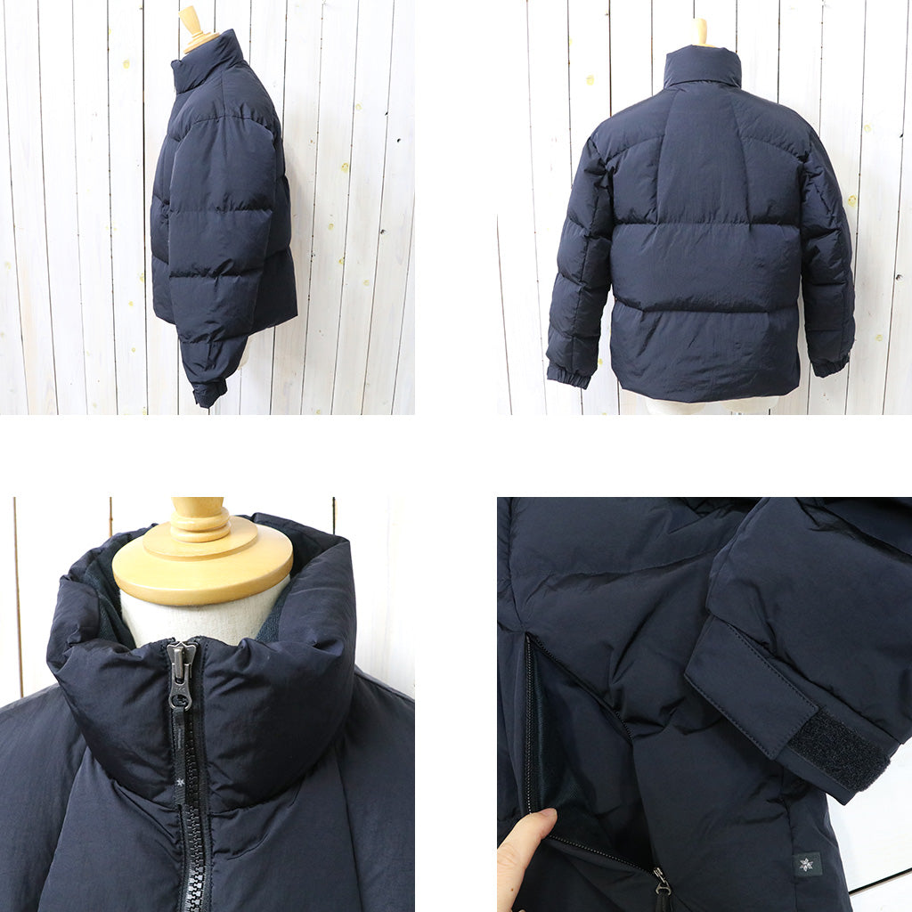 Goldwin : Dope Dyed Ripple Nylon Down Jacket (DARK NAVY)