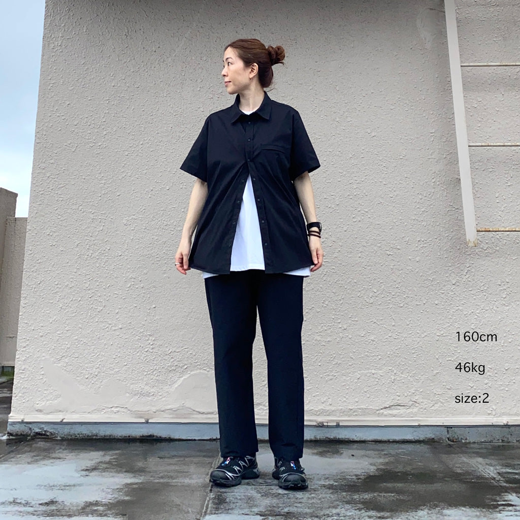 Goldwin『One Tuck Tapered Ankle Pants』(ブラック)