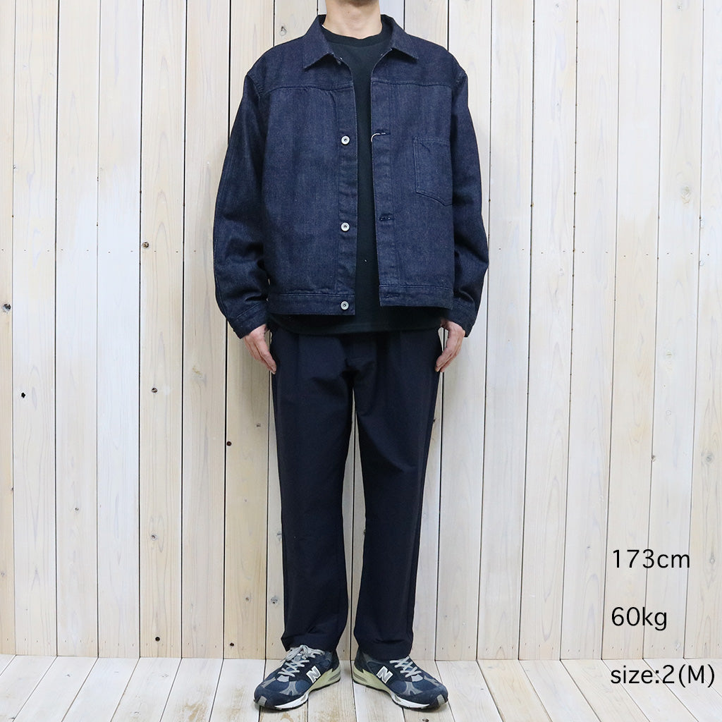 Goldwin『One Tuck Tapered Ankle Pants』(ダークネイビー)