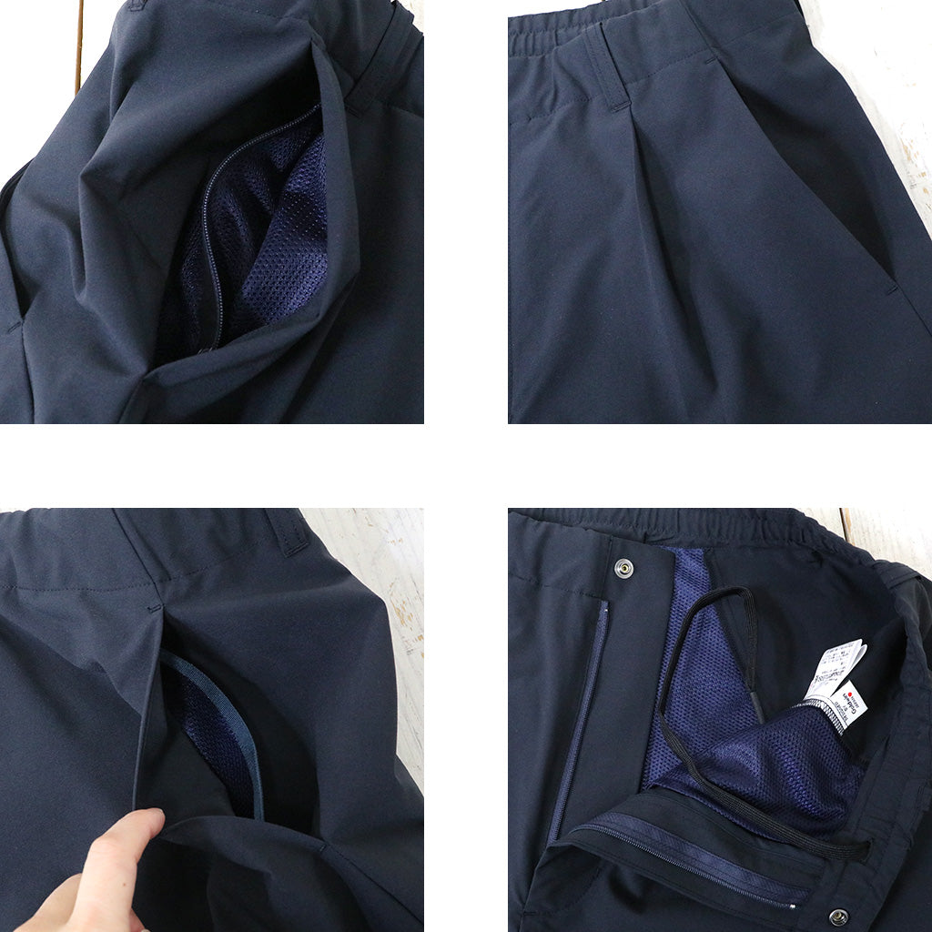 Goldwin『One Tuck Tapered Light Pants』(ダークネイビー)
