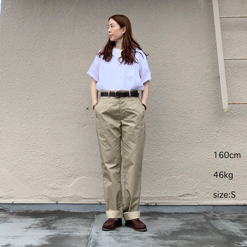 INDIVIDUALIZED SHIRTS『LINEN(CAMP COLLAR S/S)』(WHITE)