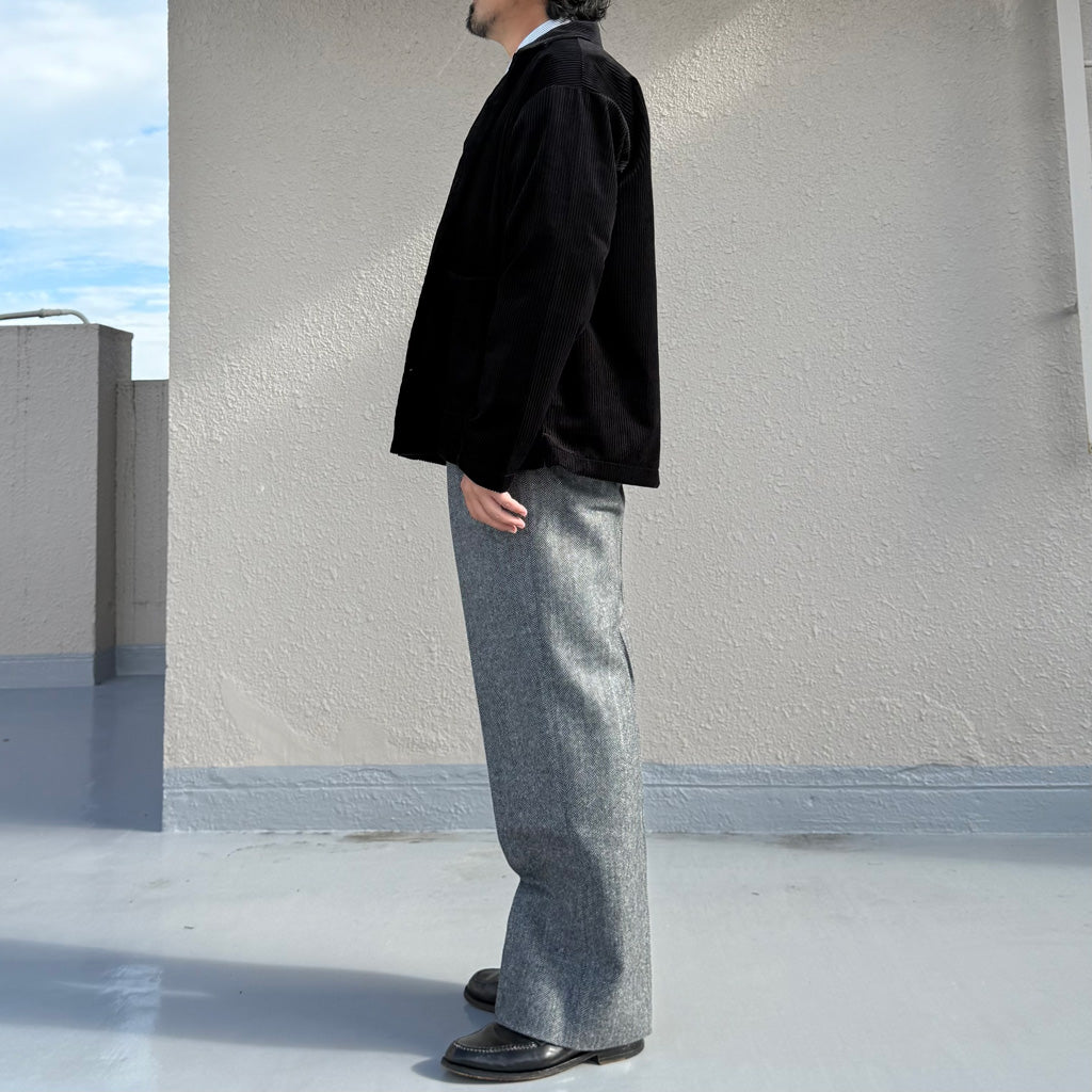 INTÉRIM : OPEN COLLAR OVER SHIRT JACKET (IT26A103)