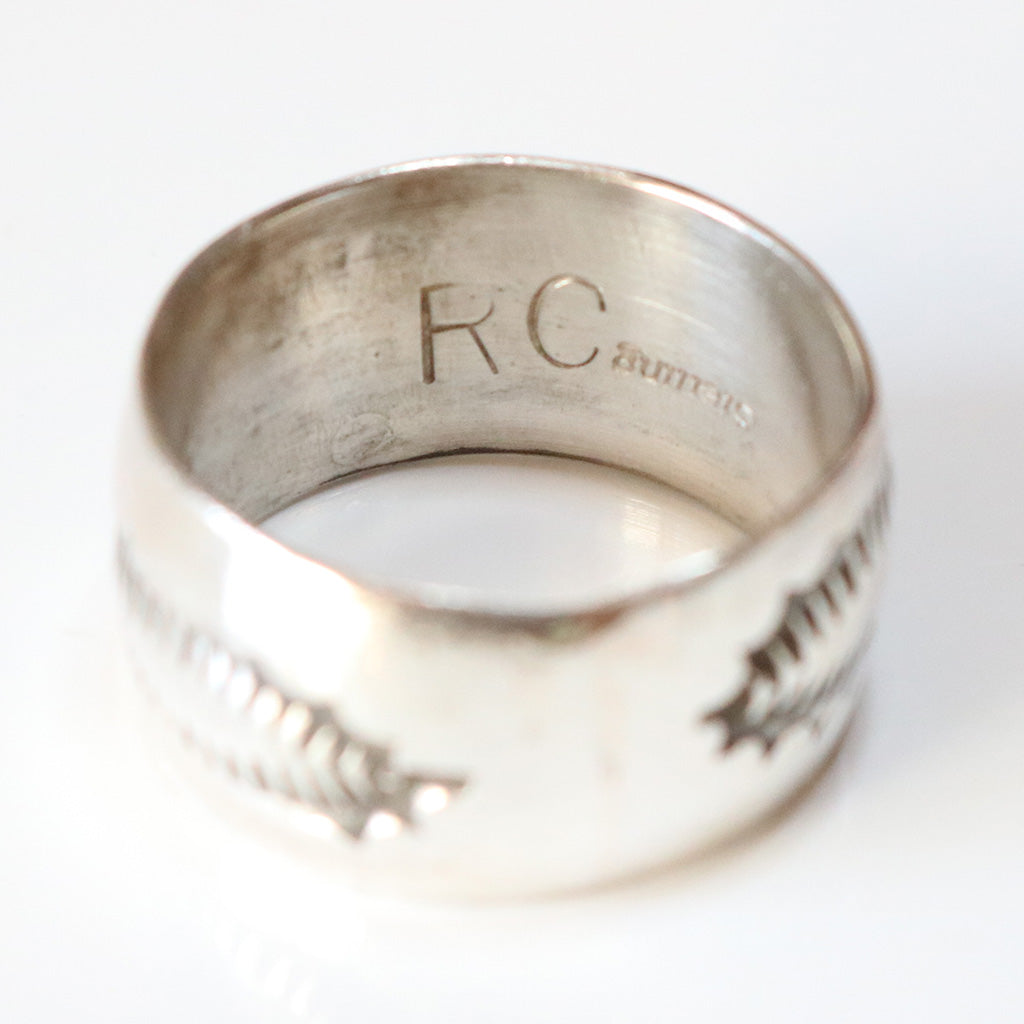 Indian Jewelry : Navajo Robet Cadman Ring(A)