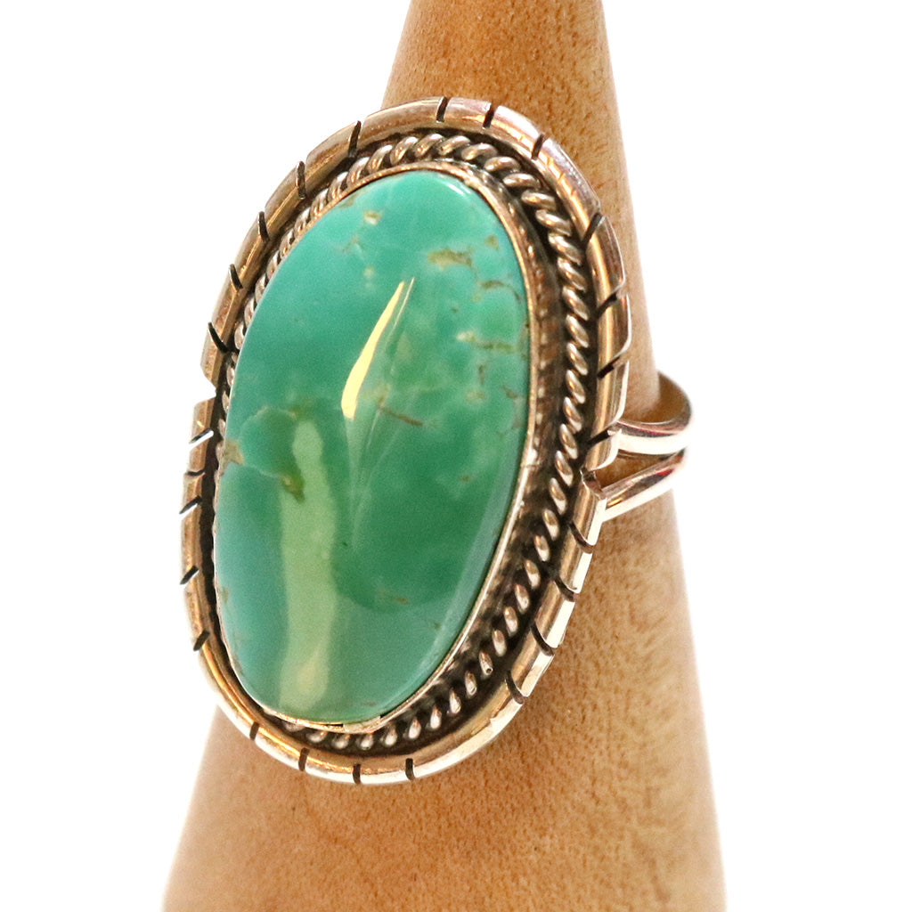 Indian Jewelry : Navajo P.Skkkets Turquoise Ring