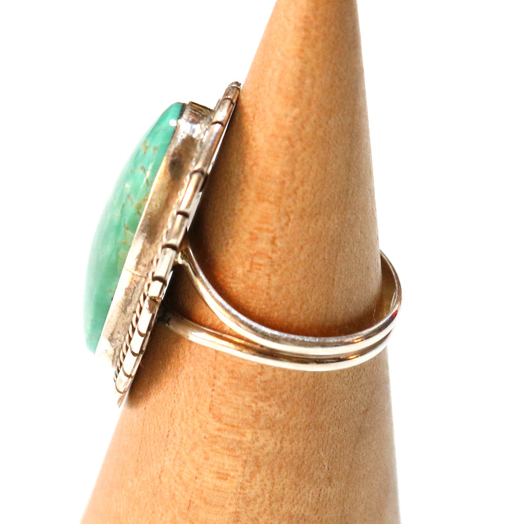 Indian Jewelry : Navajo P.Skkkets Turquoise Ring