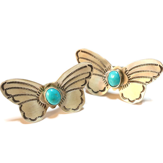 Indian Jewelry : Navajo Rick Eneiquez Butterfly Ring