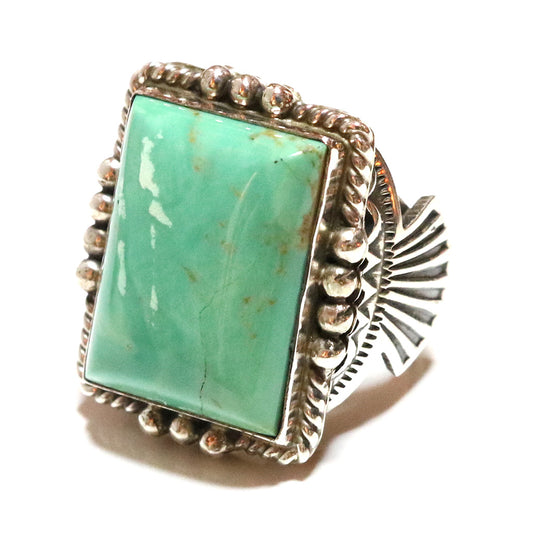 Indian Jewelry『Navajo Michale Callditto Turquoise Ring』