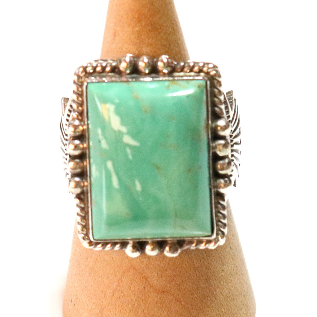 Indian Jewelry : Navajo Michale Callditto Turquoise Ring