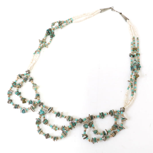 Indian Jewelry : Navajo 1960’s Necklace