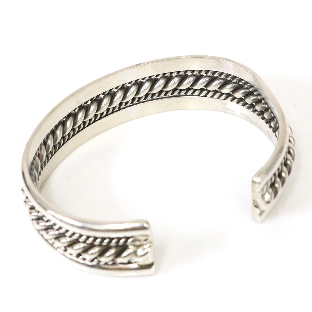 Indian Jewelry : Navajo Elaine Tahe Twist Bangle – Reggieshop