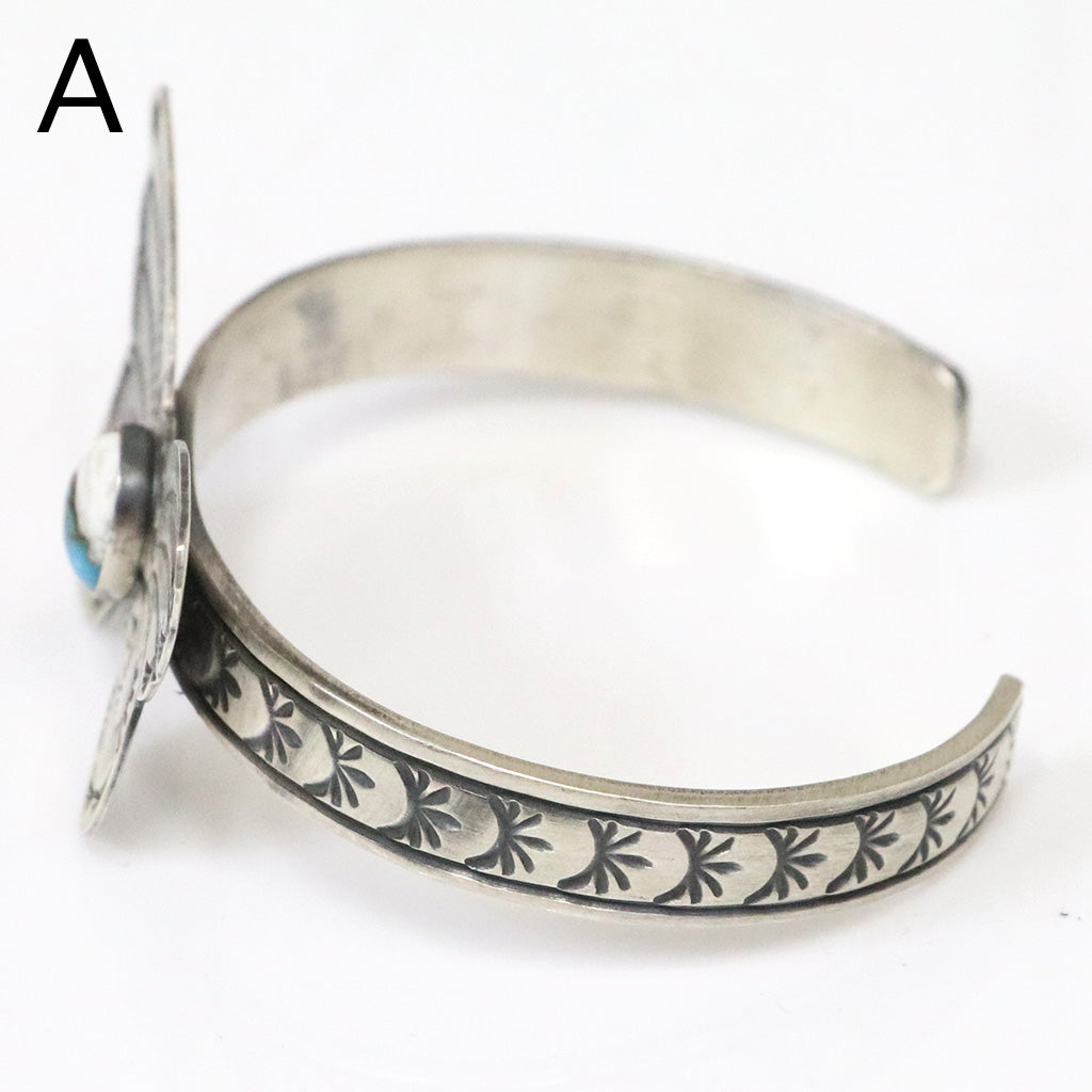 Indian Jewelry : Navajo Rick Enriquez Butterfly Bangle – Reggieshop
