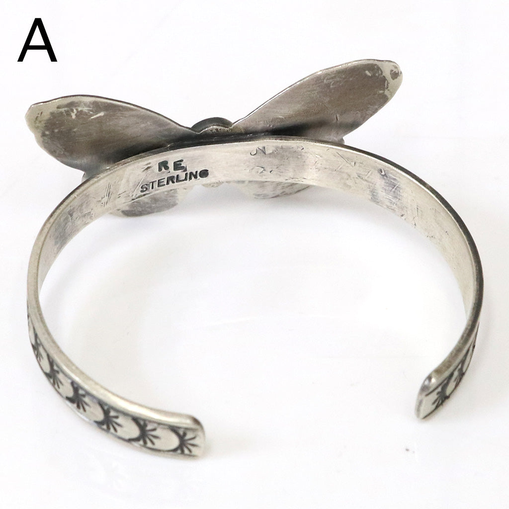 Indian Jewelry : Navajo Rick Enriquez Butterfly Bangle